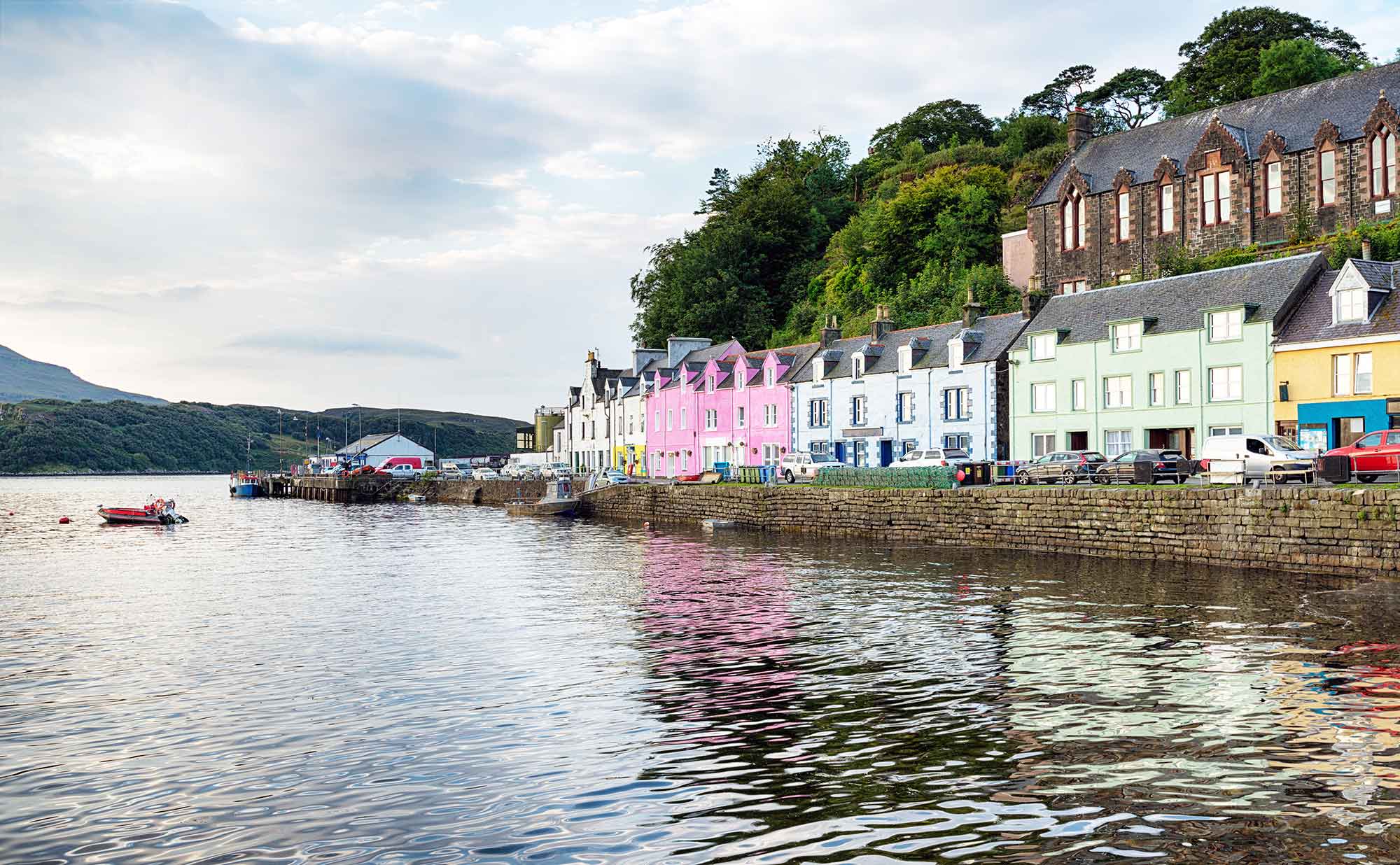 Portree bay